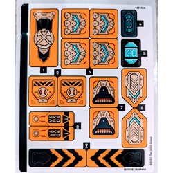 Sticker Sheet for Set 71833-1