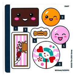 Sticker Sheet for Set 42649-1