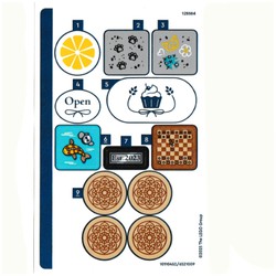 Sticker Sheet 1 for Set 42670-1