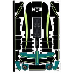 Sticker Sheet for Set 42208-1