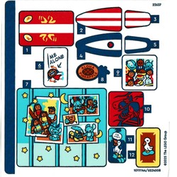 Sticker Sheet for Set 43268-1