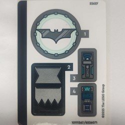 Sticker Sheet for Set 76303-1