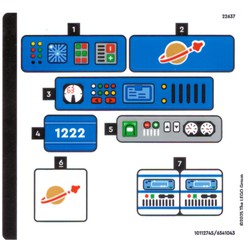 Sticker Sheet for Set 40786-1