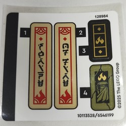 Sticker Sheet for Set 71847-1