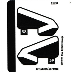 Sticker Sheet 2 for Set 42214-1