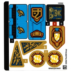 Sticker Sheet for Set 71856-1