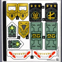 Sticker Sheet for Set 71860-1