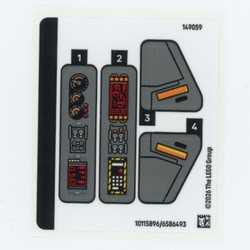 Sticker Sheet for Set 76331-1