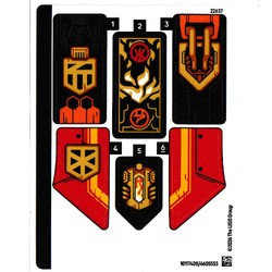Sticker Sheet for Set 71864-1