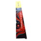 Sail, Triangular, Black with '37th America's Cup Barcelona', 'Emirates FLY BETTER', 'OMEGA', 'TOYOTA', New Zealand Flag and Red and Dark Turquoise Waves Left Print