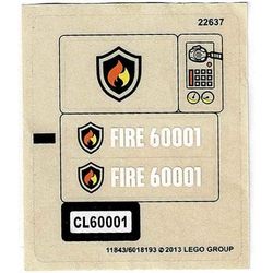 Sticker Sheet for Set 60001-1