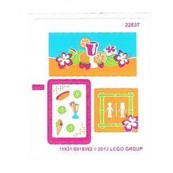 Sticker Sheet for Set 41008-1