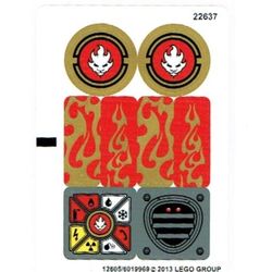 Sticker Sheet for Set 70500-1