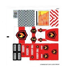 Sticker Sheet for Set 60004-1