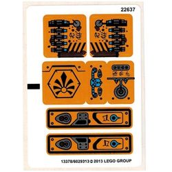 Sticker Sheet for Set 70002-1
