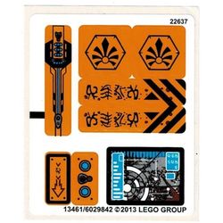 Sticker Sheet for Set 70005-1