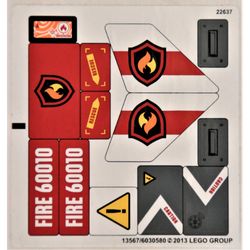 Sticker Sheet for Set 60010-1