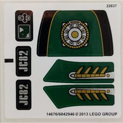 Sticker Sheet for Set 76006-1