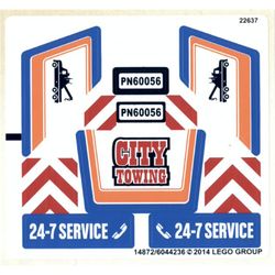 Sticker Sheet for Set 60056-1