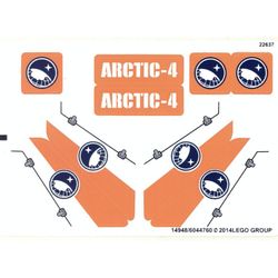 Sticker Sheet for Set 60064-1