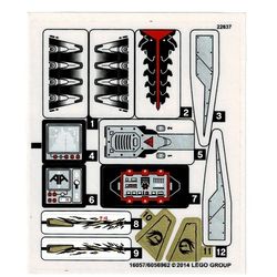 Sticker Sheet for Set 70725-1
