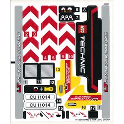 Sticker Sheet for Set 42024-1