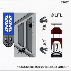 Sticker Sheet for Set 75037-1