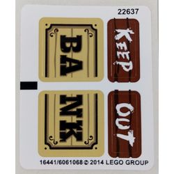 Sticker Sheet for Set 70800-1