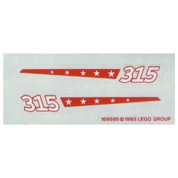 Sticker Sheet for Set 6596-1