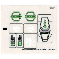 Sticker Sheet for Set 76016-1