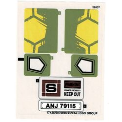 Sticker Sheet for Set 79115-1