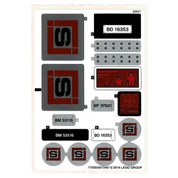 Sticker Sheet for Set 79116-1