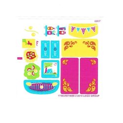 Sticker Sheet for Set 41034-1