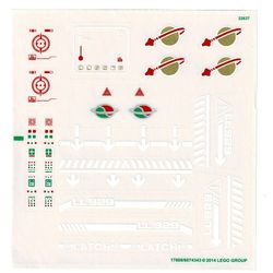 Sticker Sheet for Set 70816-1