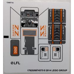 Sticker Sheet for Set 75049-1