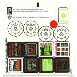 Sticker Sheet 1 for Set 76023-1