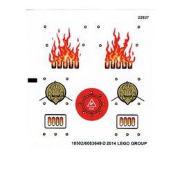 Sticker Sheet 1 for Set 70147-1