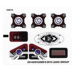 Sticker Sheet for Set 70166-1