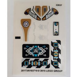Sticker Sheet for Set 70167-1