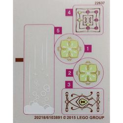 Sticker Sheet for Set 41072-1