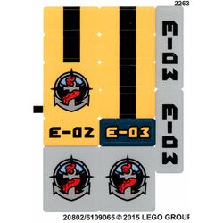 Sticker Sheet 2 for Set 60093-1