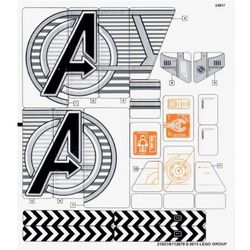Sticker Sheet for Set 76038-1