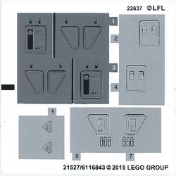 Sticker Sheet for Set 75100-1