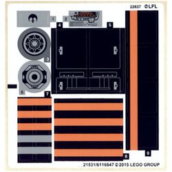 Sticker Sheet for Set 75102-1