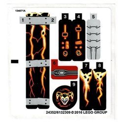 Sticker Sheet for Set 70314-1