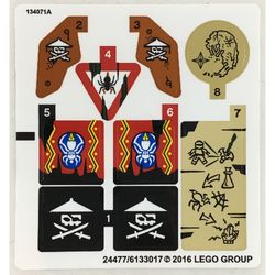 Sticker Sheet for Set 70604-1