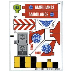 Sticker Sheet for Set 60116-1