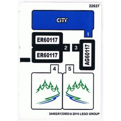 Sticker Sheet for Set 60117-1