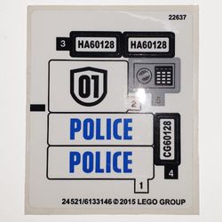 Sticker Sheet for Set 60128-1