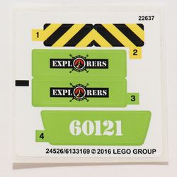 Sticker Sheet for Set 60121-1